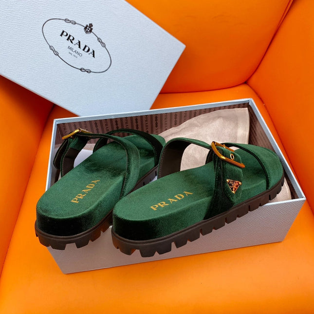 Pra Slides 10 Velvet Laurel Green