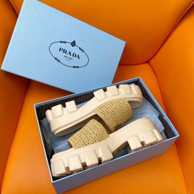 Pra Wedge Sandal 60 Beige