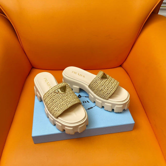 Pra Wedge Sandal 60 Beige