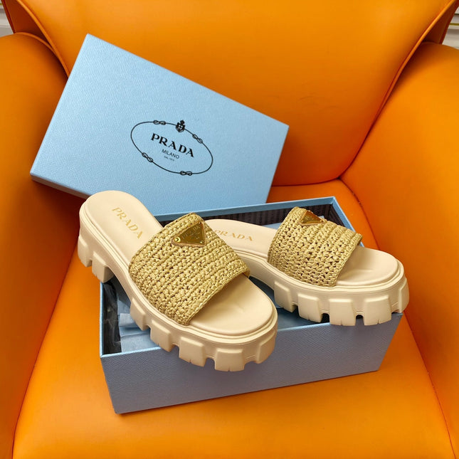 Pra Wedge Sandal 60 Beige