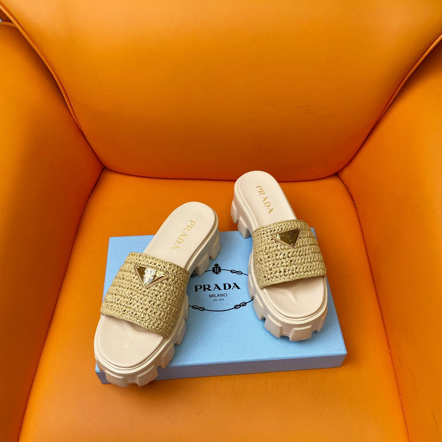 Pra Wedge Sandal 60 Beige