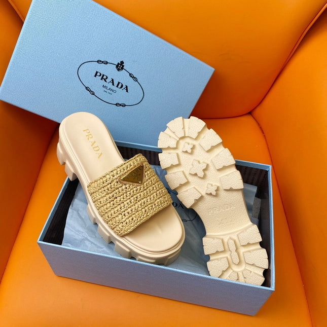 Pra Wedge Sandal 60 Beige