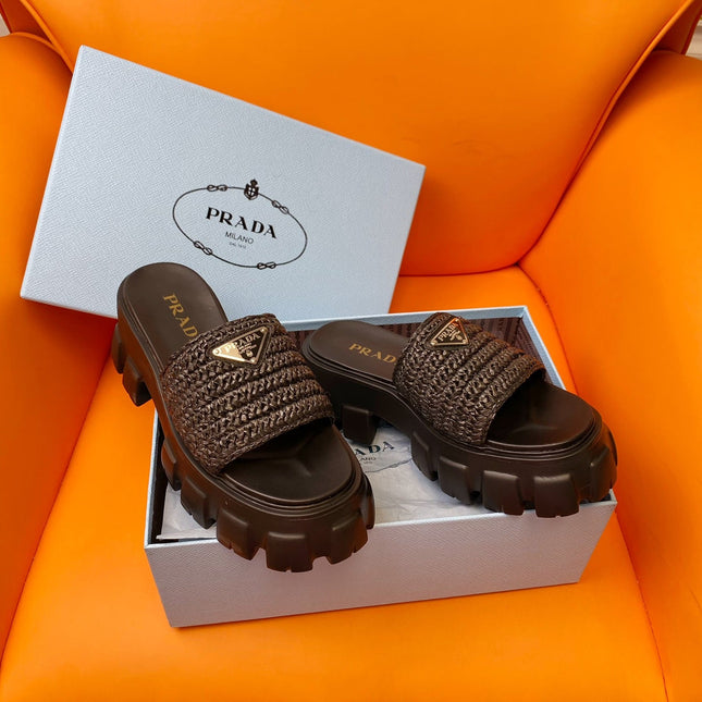 Pra Wedge Sandal 60 Chocolate