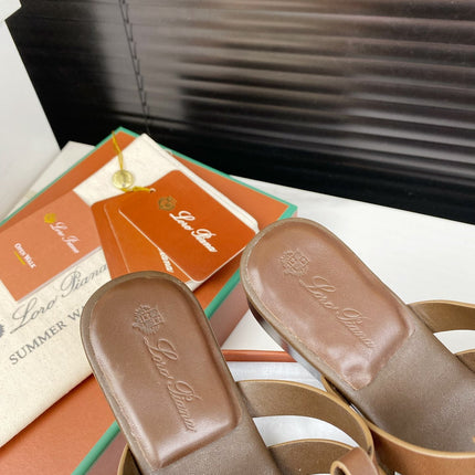 LP KAEDE SANDALS CHOCOLATE CALFSKIN