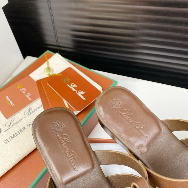 LP KAEDE SANDALS CHOCOLATE CALFSKIN