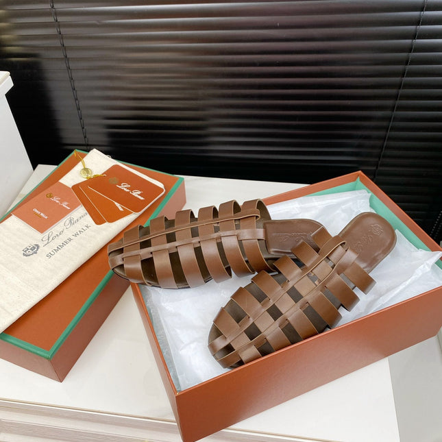 LP KAEDE SANDALS CHOCOLATE CALFSKIN