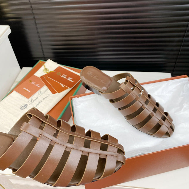 LP KAEDE SANDALS CHOCOLATE CALFSKIN