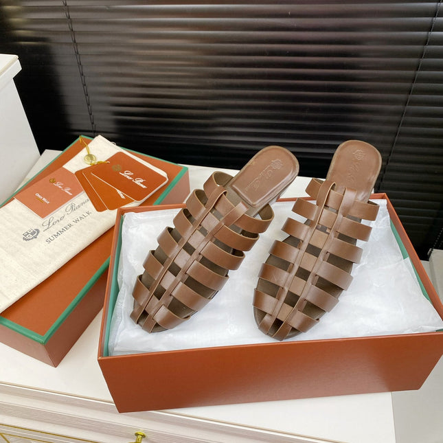 LP KAEDE SANDALS CHOCOLATE CALFSKIN