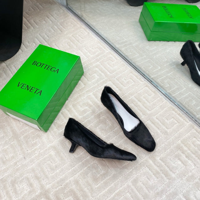 BOOGIE JAGUAR-PRINTED CALF HAIR PUMPS 45 MM BLACK