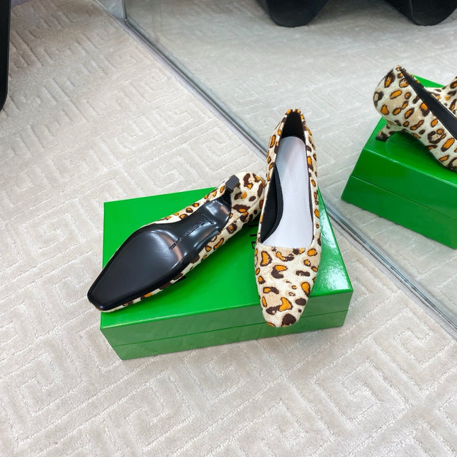 BOOGIE JAGUAR-PRINTED CALF HAIR PUMPS 45 MM LEOPARD PATTERN