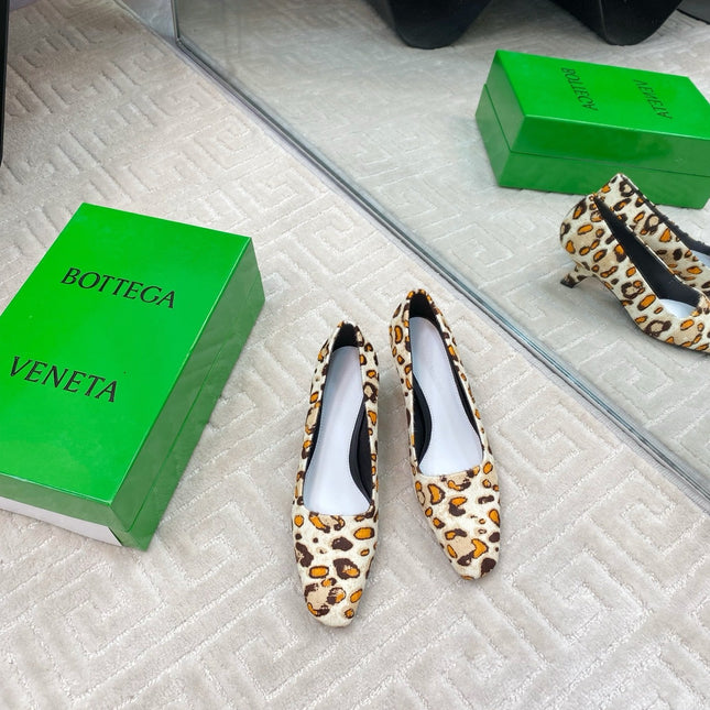 BOOGIE JAGUAR-PRINTED CALF HAIR PUMPS 45 MM LEOPARD PATTERN