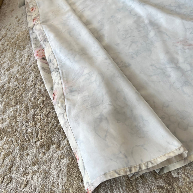 CHANEL LONG-SLEEVE PRINTED SHIRT IN SOFT FABRIC