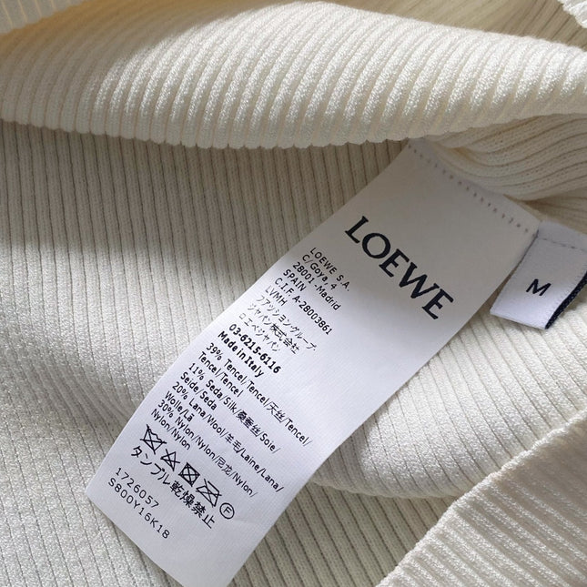 Loewe 25 Slim Sleeved T-Shirt Tencel