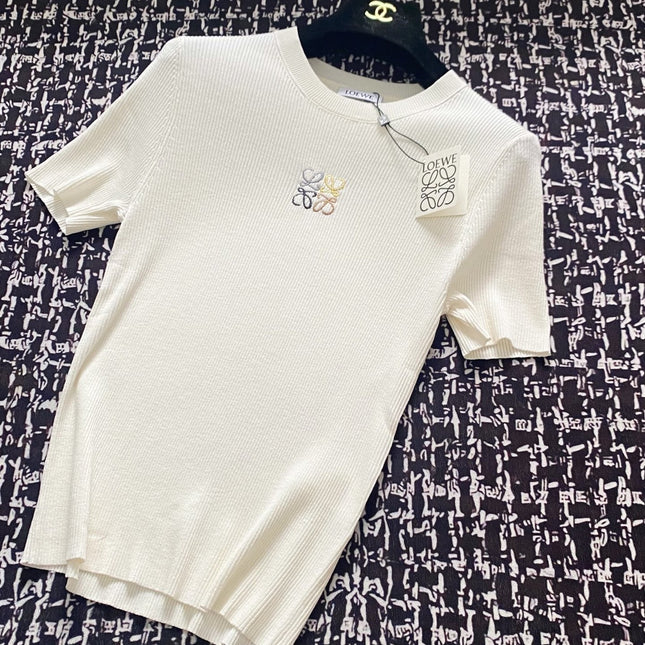 Loewe 25 Slim Sleeved T-Shirt Tencel