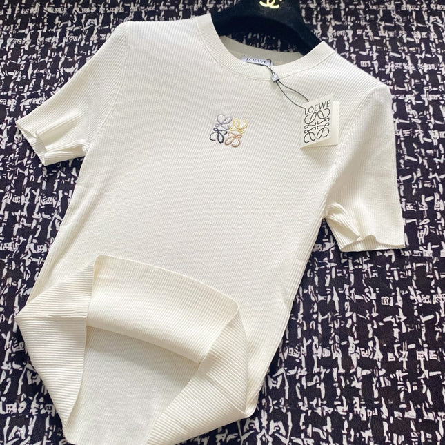 Loewe 25 Slim Sleeved T-Shirt Tencel