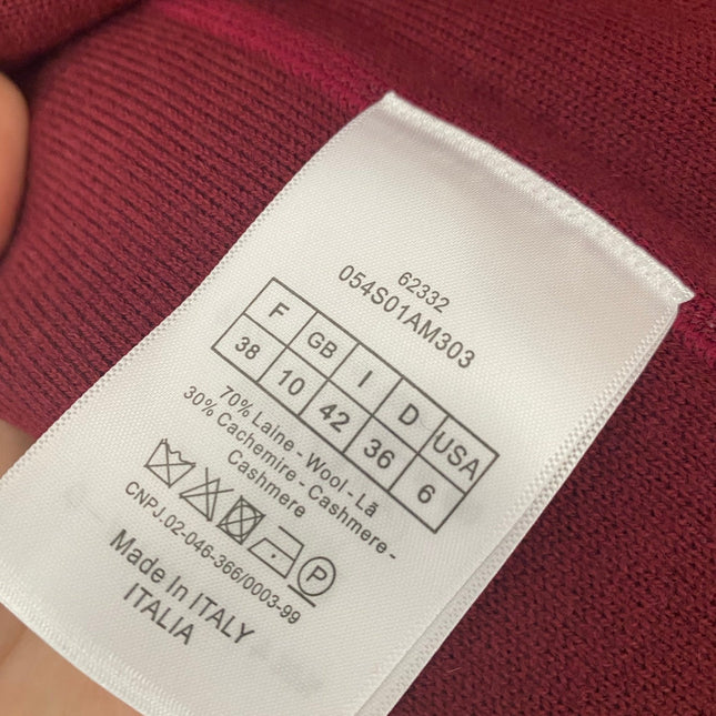 DIOR 25S DOUBLE-FACED CARDIGAN STYLE 295