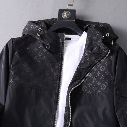 LV BLACK HOODED JACKET 238990