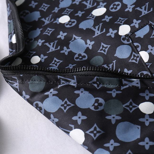 LV BLACK MONOGRAM HOODED JACKET 238997