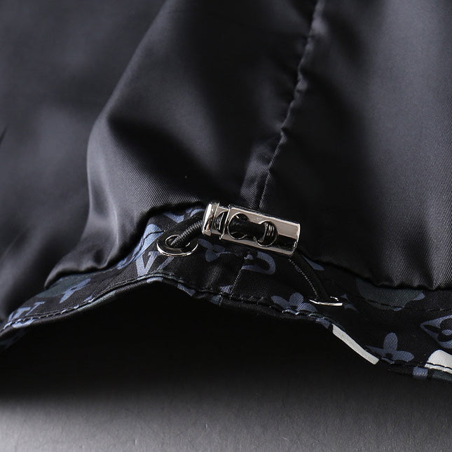 LV BLACK MONOGRAM HOODED JACKET 238997