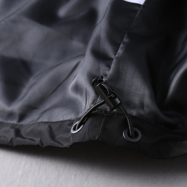 LV HOODED JACKET NAVY BLUE MONOGRAM AND BLACK 239169