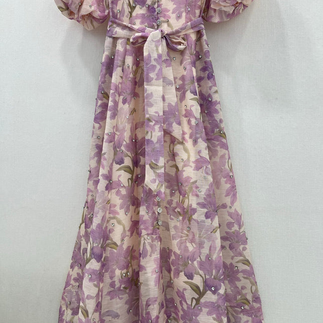 Zimmermann 25 Lyrical Printed Silk Midi Dress