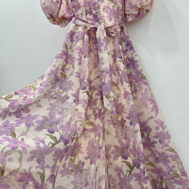 Zimmermann 25 Lyrical Printed Silk Midi Dress