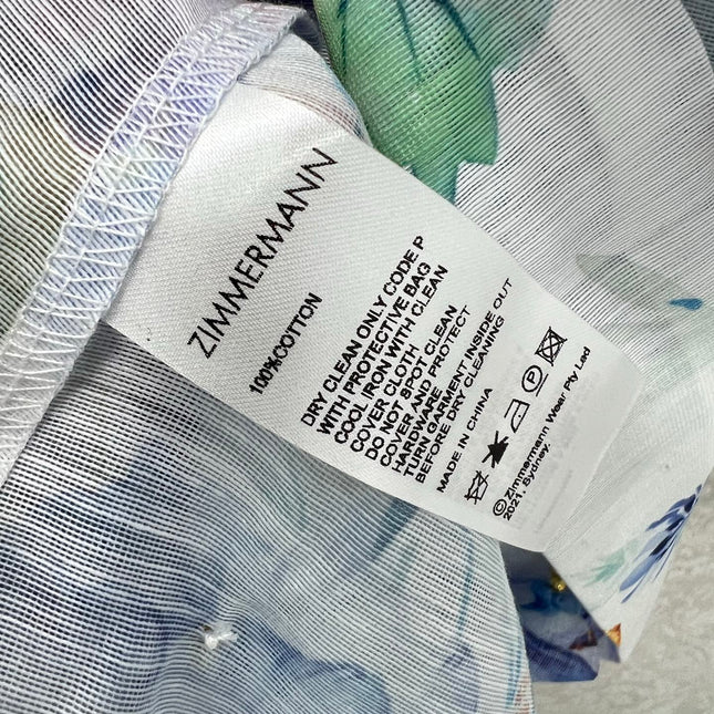 ZIMMER DRESS WITH STAND COLLAR AND PUFF SLEEVES 269285