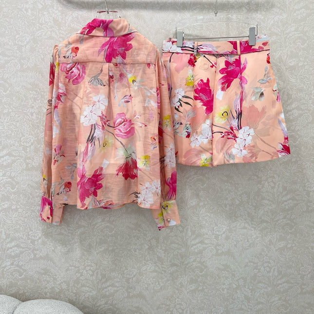 ZIMMER NEW PRINTED TOP AND SHORTS SET 269286