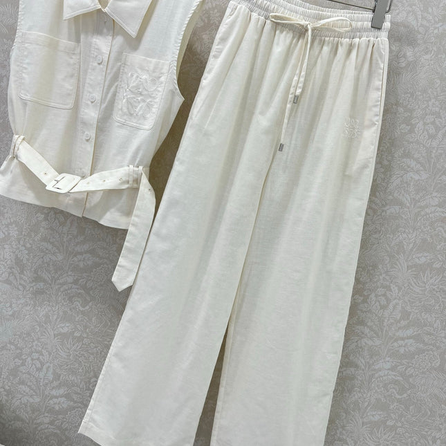 LINEN 25S BLAZER TROUSERS SET 265614