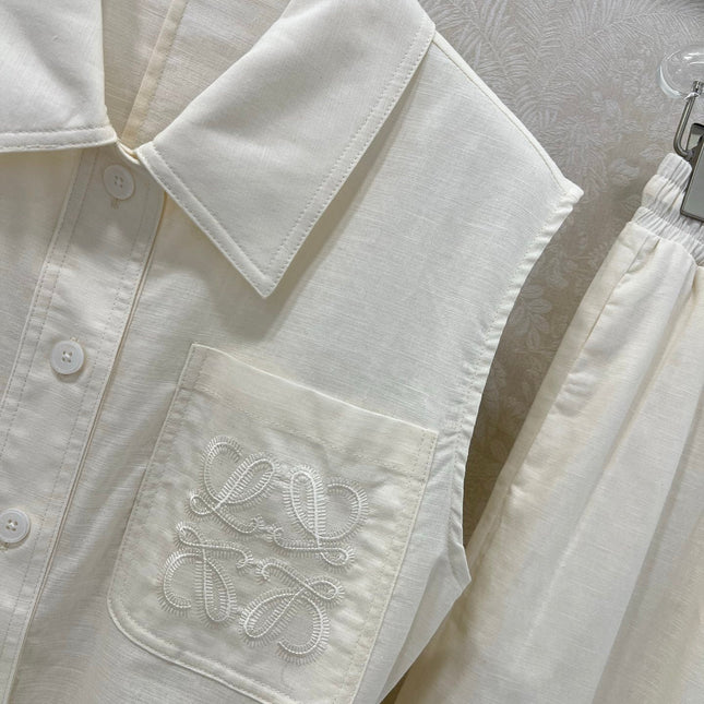 LINEN 25S BLAZER TROUSERS SET 265614