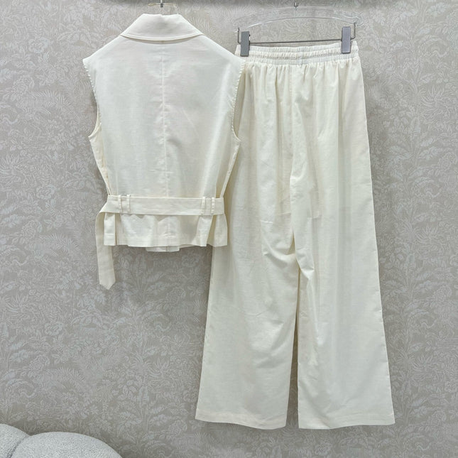 LINEN 25S BLAZER TROUSERS SET 265614