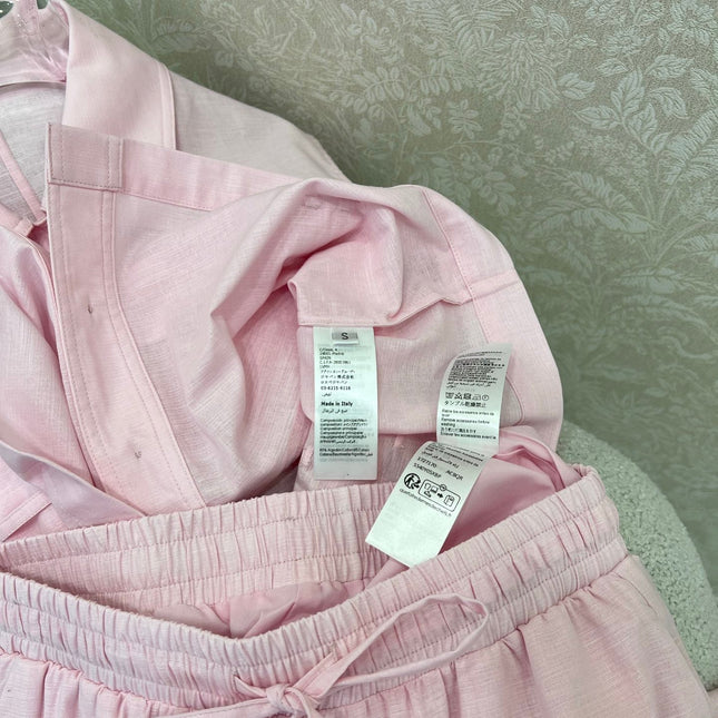 LINEN 25S BLAZER TROUSERS SET 265616