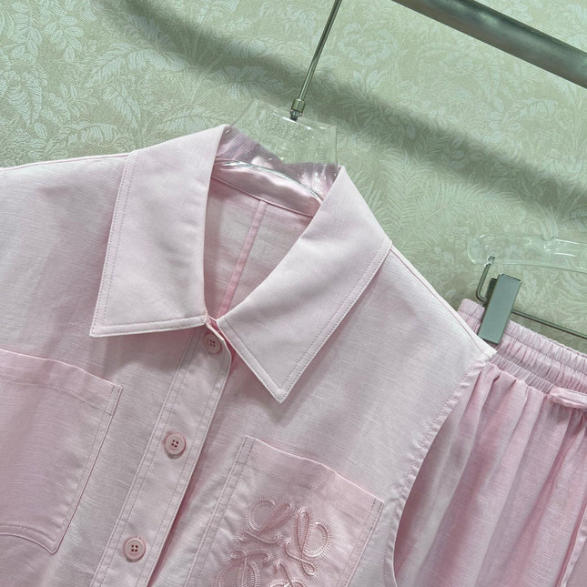 LINEN 25S BLAZER TROUSERS SET 265616