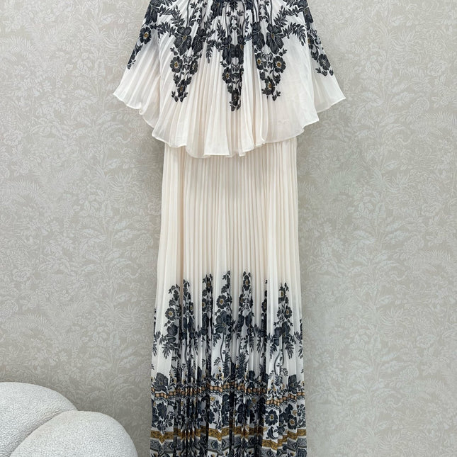 ZIMMER LACE OVERLAY DRESS WITH SMALL STAND COLLAR 269305