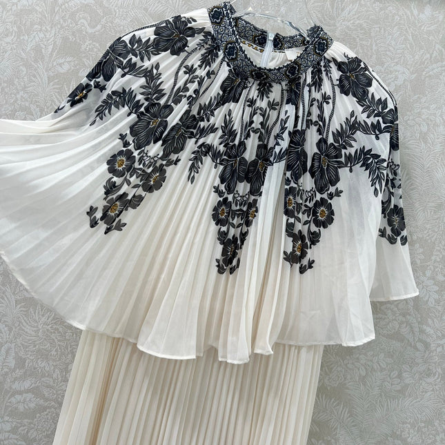 ZIMMER LACE OVERLAY DRESS WITH SMALL STAND COLLAR 269305