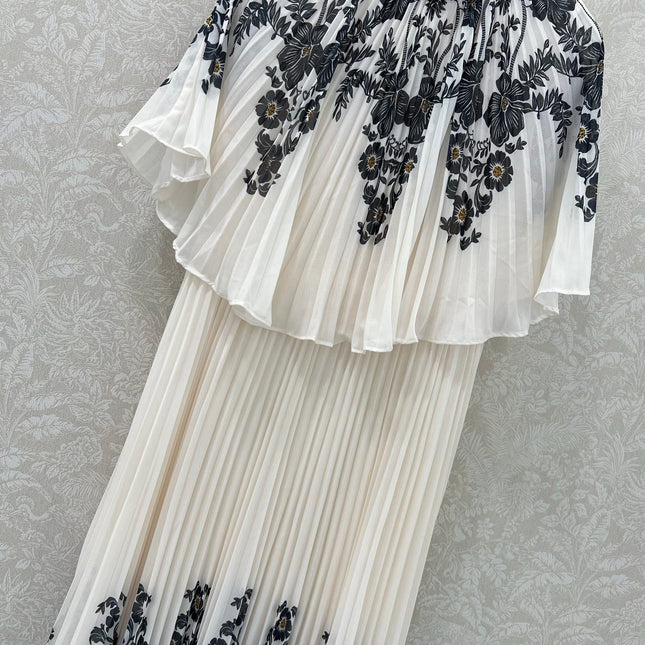 ZIMMER LACE OVERLAY DRESS WITH SMALL STAND COLLAR 269305