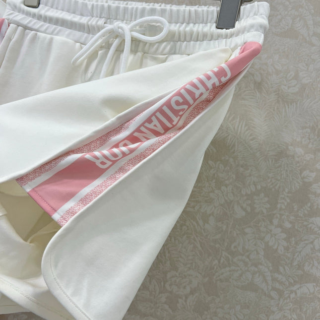 DIOR TRIMMED SHORT-SLEEVE T-SHIRT AND SHORTS SET 275221