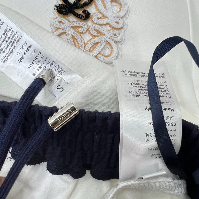 LOEWE SHORT-SLEEVE T-SHIRT AND SHORTS SET 275216