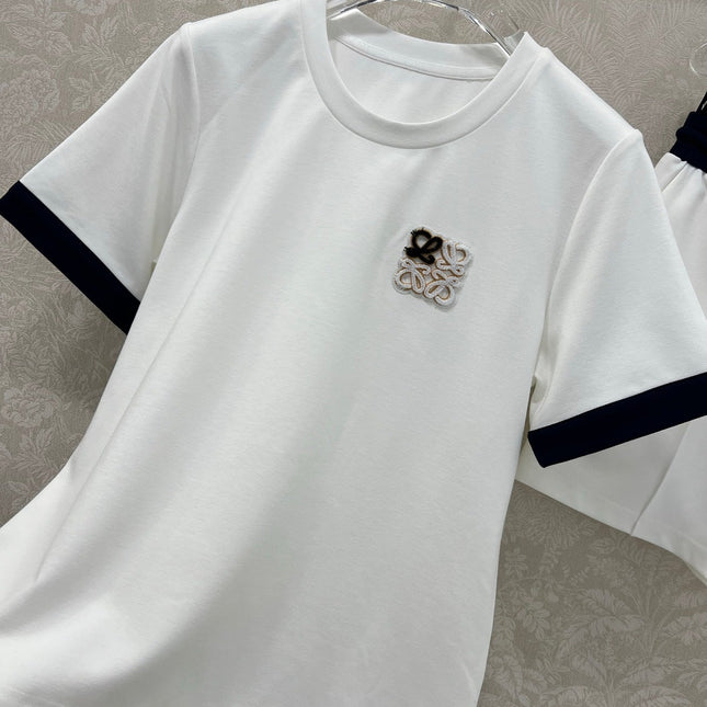 LOEWE SHORT-SLEEVE T-SHIRT AND SHORTS SET 275216
