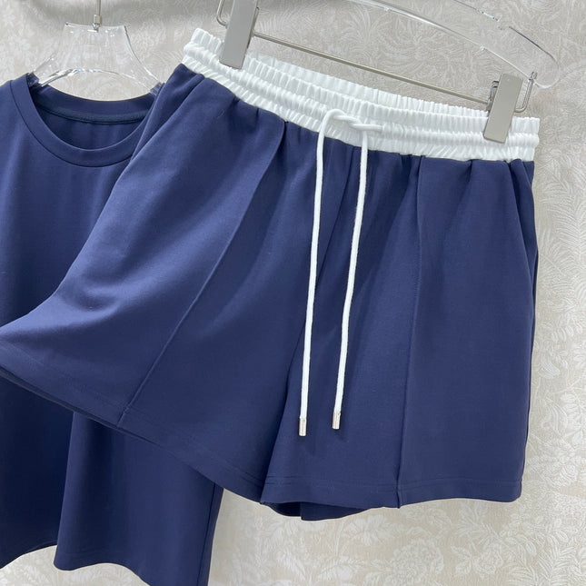 LOEWE SHORT-SLEEVE T-SHIRT AND SHORTS SET 275218