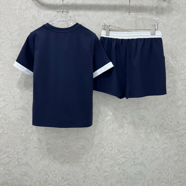 LOEWE SHORT-SLEEVE T-SHIRT AND SHORTS SET 275218