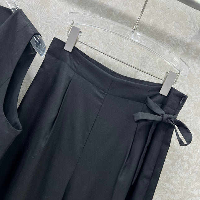 DIOR WIDE-LEG PANTS AND VEST SET 275208
