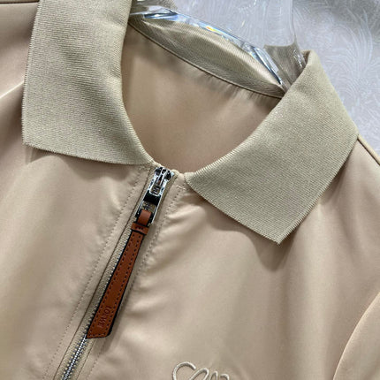 LOEWE SHORT-SLEEVE SHIFT DRESS WITH SIDE POCKETS