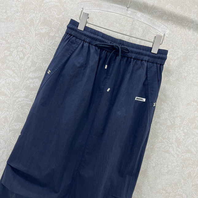 CHANEL DARK BLUE SKIRT 269203
