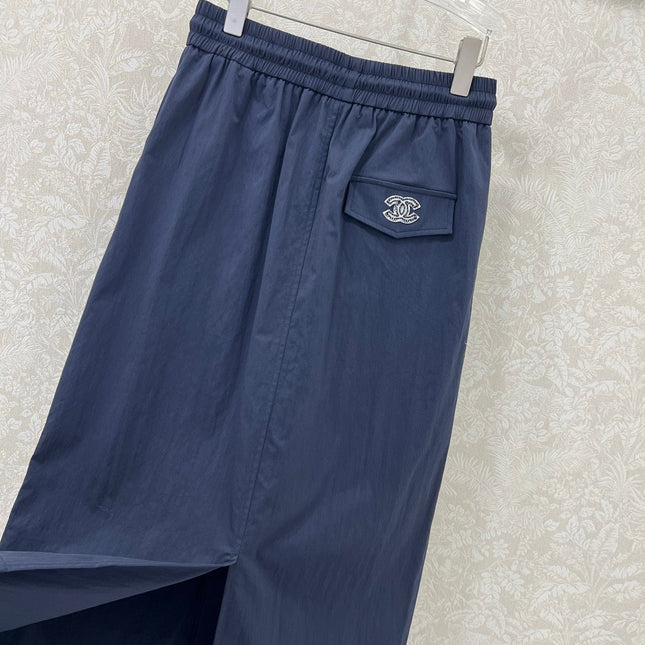 CHANEL DARK BLUE SKIRT 269203