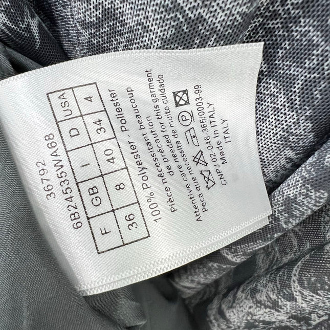 DIOR SPAGHETTI STRAP DRESS IN DARK GREY