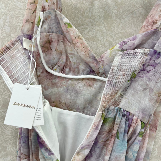 ZIMMERMANN SHORT DOPAMINE HERRINGBONE DRESS 269370