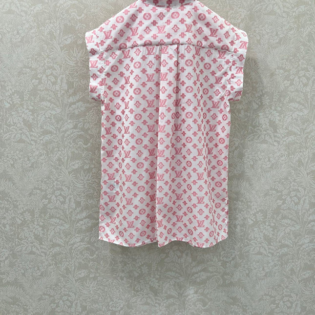 LV SLEEVELESS LOGO PRINT TOP 269947