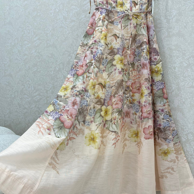 ZIMMER NEW STYLE FLORAL HALTER DRESS 272272