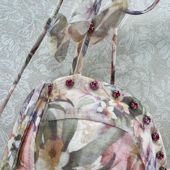 ZIMMER NEW STYLE FLORAL HALTER DRESS 272272